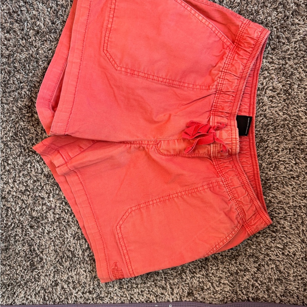 The North Face S/P women’s spiced coral hiking Shorts EUC gorpcore outdoor